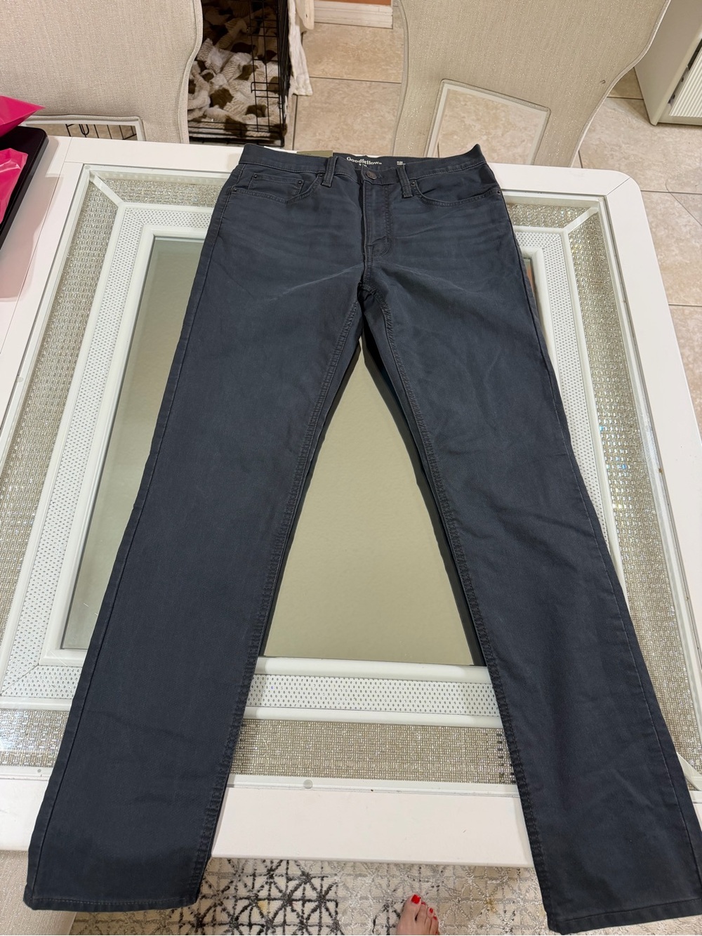 Goodfellow & Co Women's Straight Leg Jeans in Charcoal Gray
